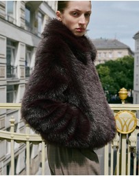M.N.G - Faux-Fur Jacket With Zip