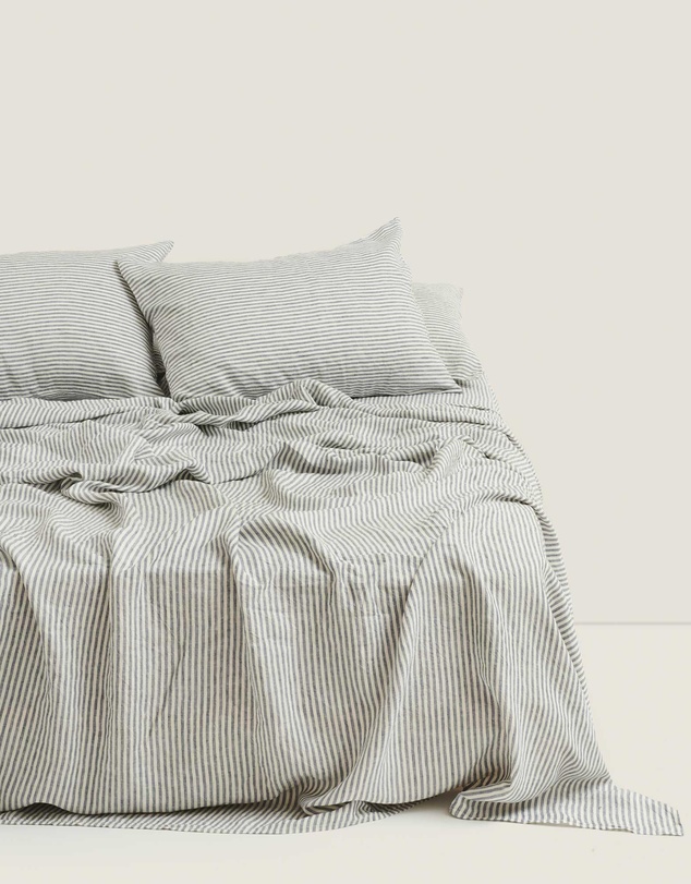 Carlotta + Gee - 100% Linen Flat Sheet