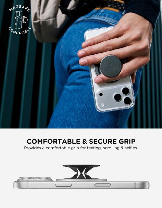 PopSockets - PopGrip LowPro MagSafe Mount Grip Stand