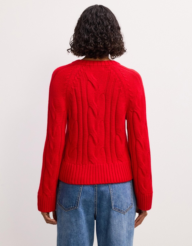 The Fated - Ezra Cable Knit Cardigan