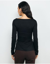 AERE - LS Tie Detail Top