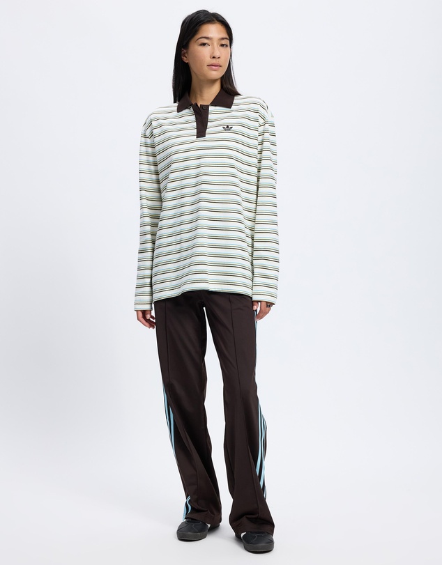 adidas Originals - Striped Oversized LS Polo