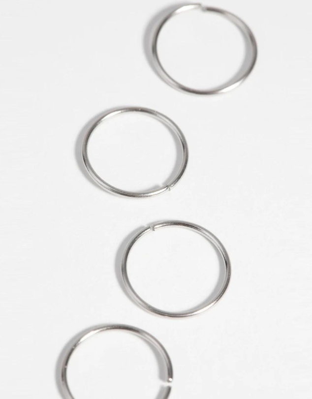 Lovisa - Surgical Steel Nose Ring 4-Pack