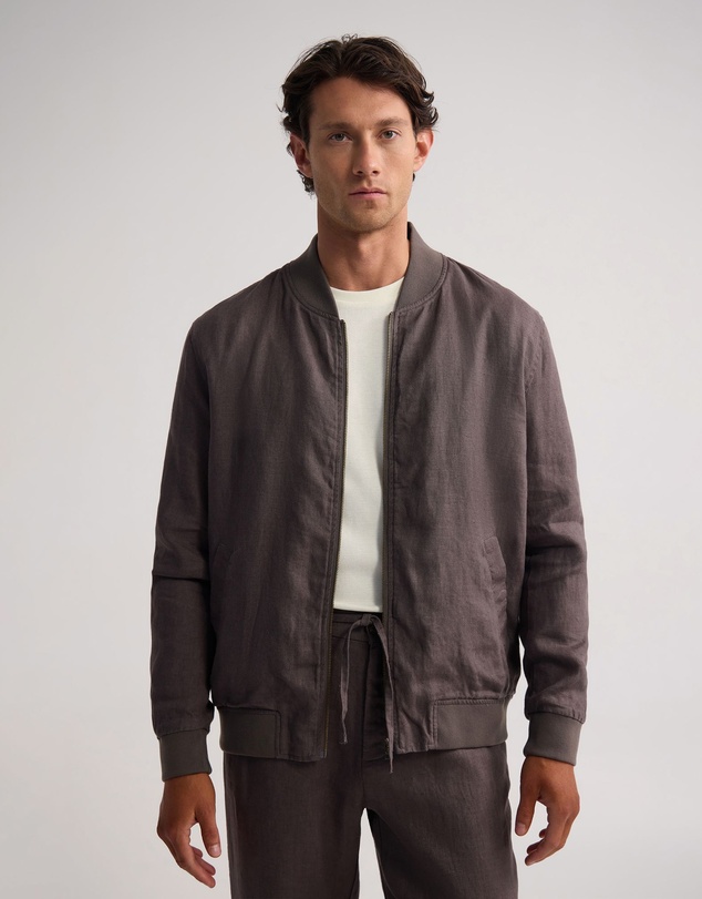 Oxford - Henry French Linen Bomber Jacket