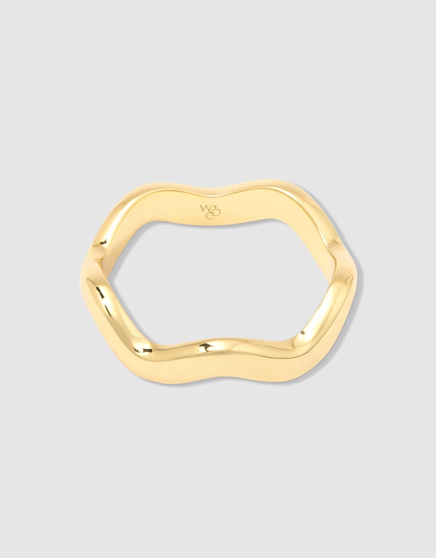Wanderlust + Co - Scallop Gold Ring