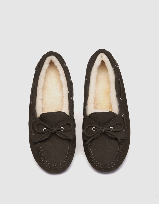 EVERAU - EverAU Ugg Pommie Cow Leather Upper Moccasins