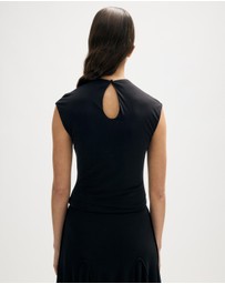 Minima Esenciales - Odal Mock Neck Jersey Top
