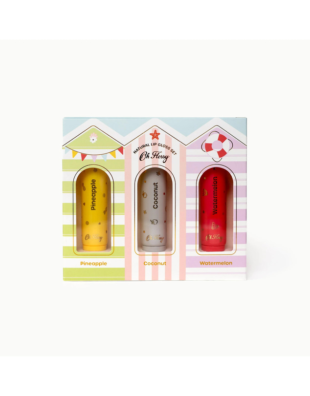 Oh Flossy - Beach Club Natural Lip Gloss Set
