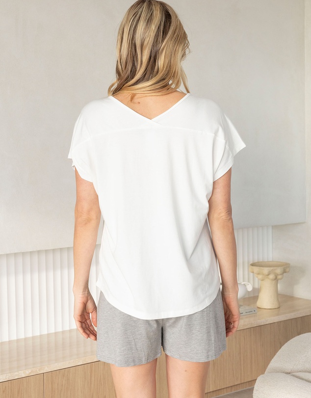 Angel Maternity - Maternity Loose Fit Bamboo Top