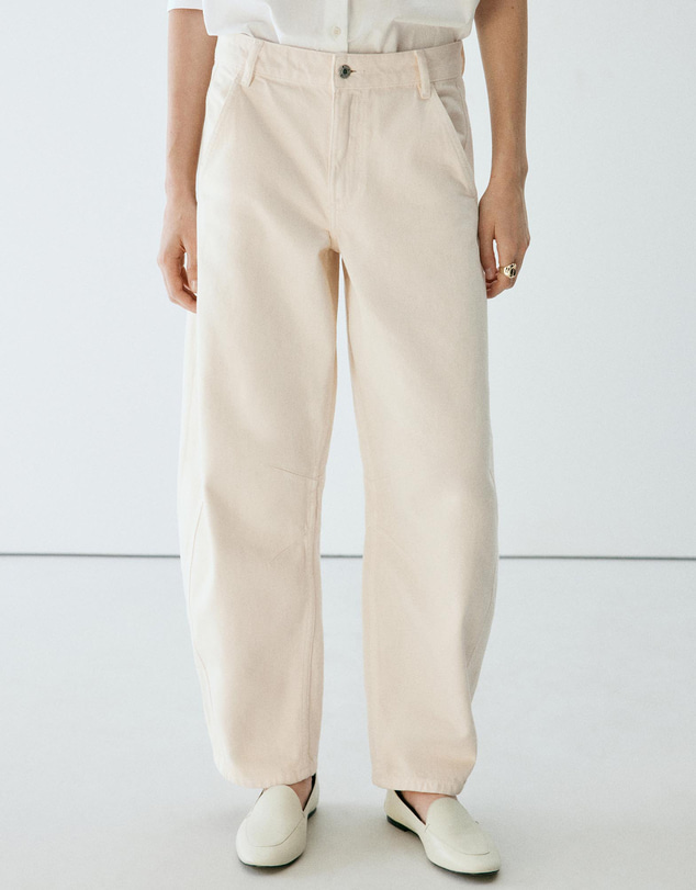 M.N.G - Mid-Rise Balloon Jeans
