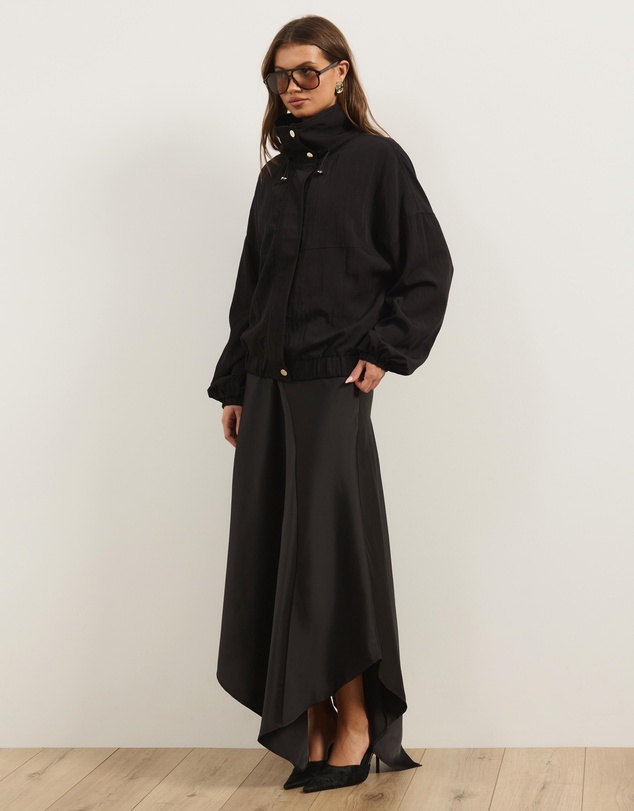 Atmos&Here - Elsie Lightweight Funnel Neck Track Jacket