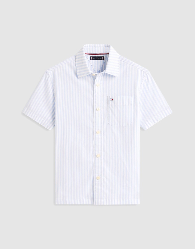 Tommy Hilfiger - Flex Ithaca Stripe Shirt SS - Kids