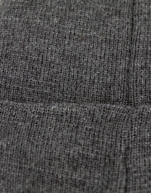 Max Alexander - European Made Dark Grey Wool Beanie
