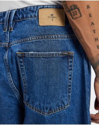 Thrills - Mid Slacker Relaxed Long Denim Shorts