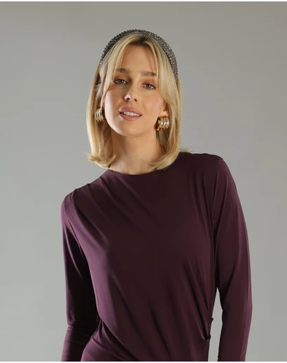 Morgan & Taylor - Avalyn Headband in Dark Silver