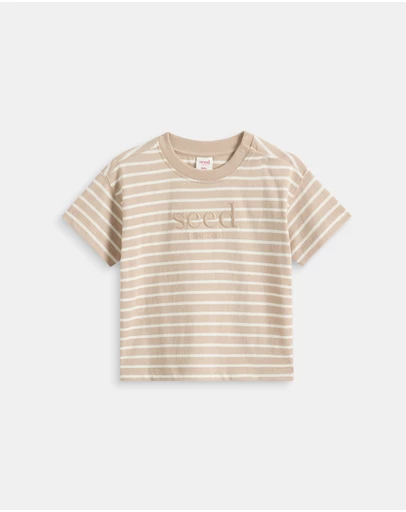 Seed Heritage - Core Stripe Logo Tee