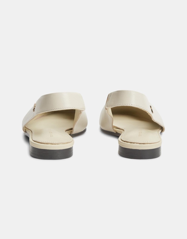 Tommy Hilfiger - Lana Leather Sling Back Ballerina Flats - Women's