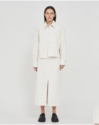 FRIEND of AUDREY - Cotton Drill Skirt