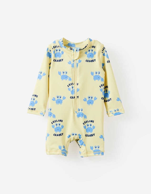 Cotton On Kids - Baby Long Sleeve All In One Swimsuit