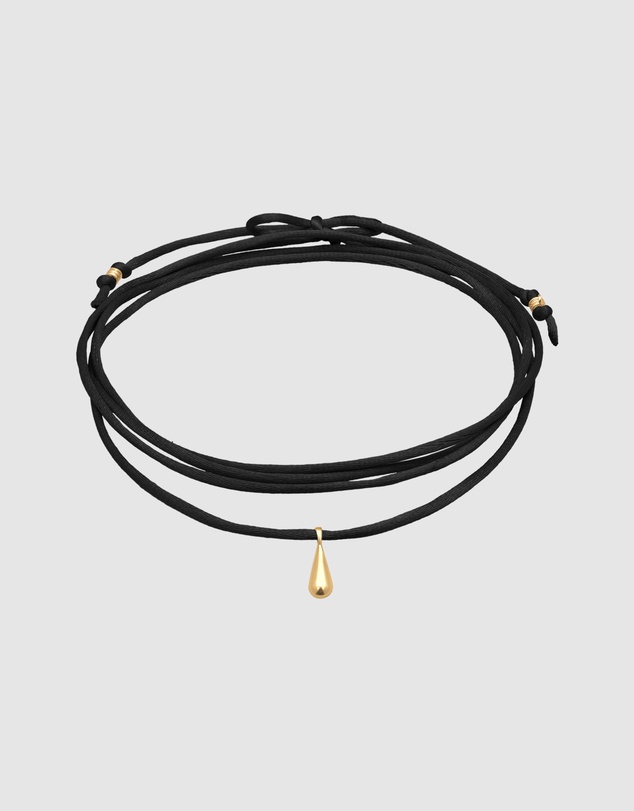 Elli Jewelry - Satin Teardrop Pendant Necklace