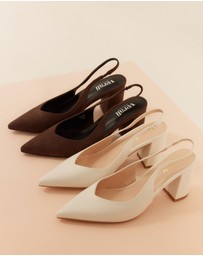 Verali - Elisha Slingback Block Heels
