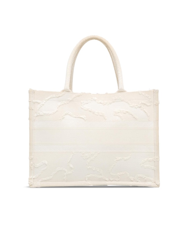Pre-Loved by Azura Reborn - Pre-Loved dior Dior Book Tote Bag in Beige Canvas