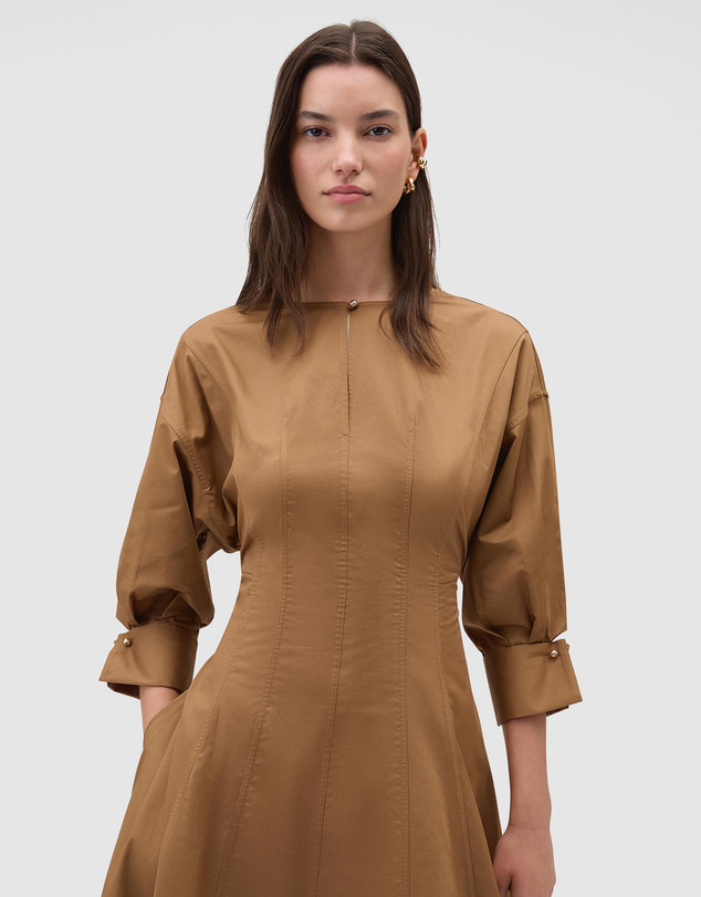 Oroton - Cuff Detail Day Dress