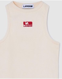 Laagam - Embroidered Logo Tank Top