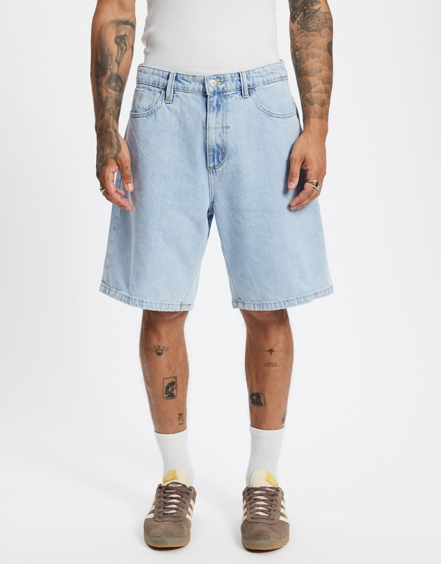 Thrills - Mid Slacker Relaxed Long Denim Shorts