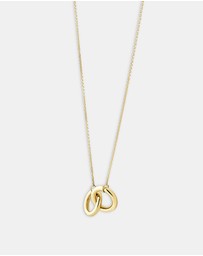 Michael Hill - 45cm (18”) Double Circle Necklace in 10kt Yellow Gold