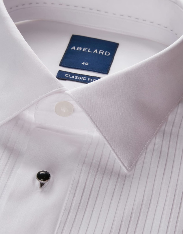 Abelard - Pleat Front Dinner Shirt Classic Fit