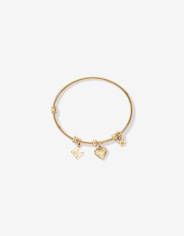 Michael Hill - Ribbed Pendant Spacer in 18kt Gold Vermeil