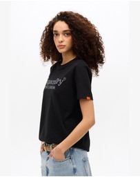 Superdry - Venue Metallic Graphic Tee