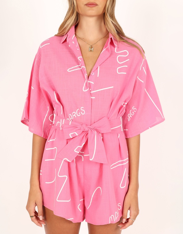 Petal & Pup - Kellie Playsuit - Pink