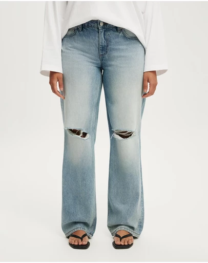 Cotton On - Curvy Low Rise Straight Jean