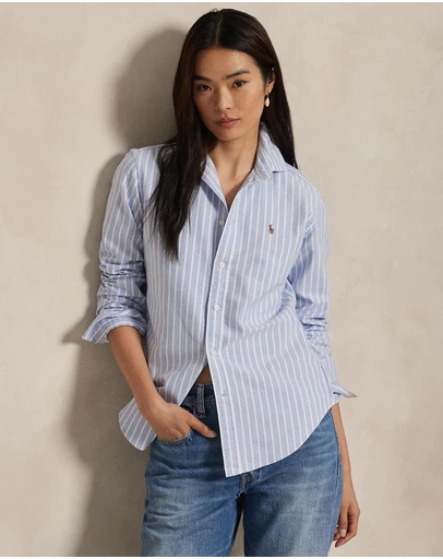 Polo Ralph Lauren - Classic Fit Striped Cotton Oxford Shirt