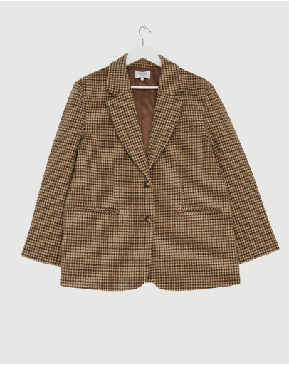Revibe - Repaired Minima Esenciales Desi Wool Blazer - AU 12