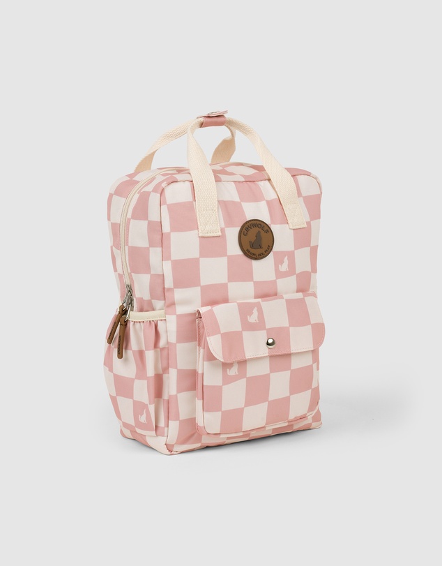 Crywolf - MINI BACKPACK Pink Check