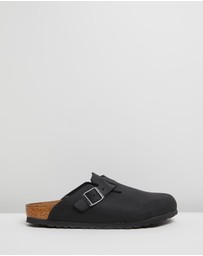 Birkenstock - Boston Nubuck Oiled Narrow - Women's