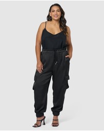 Sunday In The City - Revolution Satin Cargo Pant