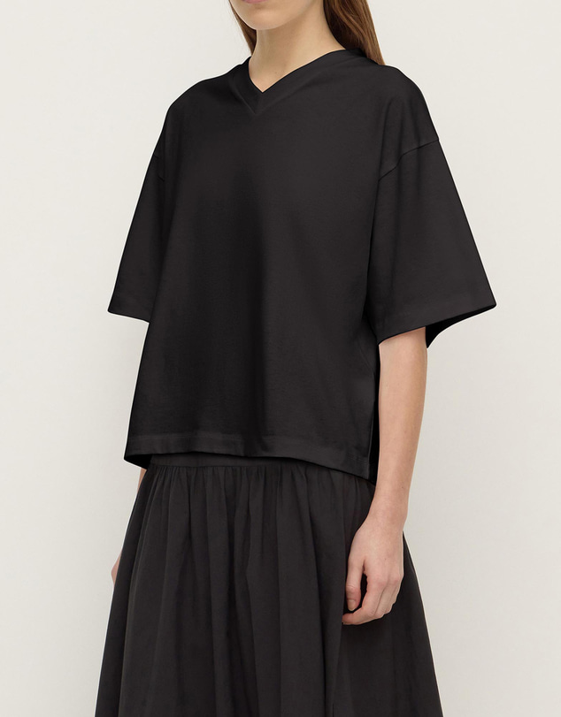 Assembly Label - Ellie V Neck Oversized Tee
