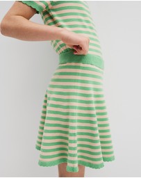 Country Road - Stripe Knit Skirt