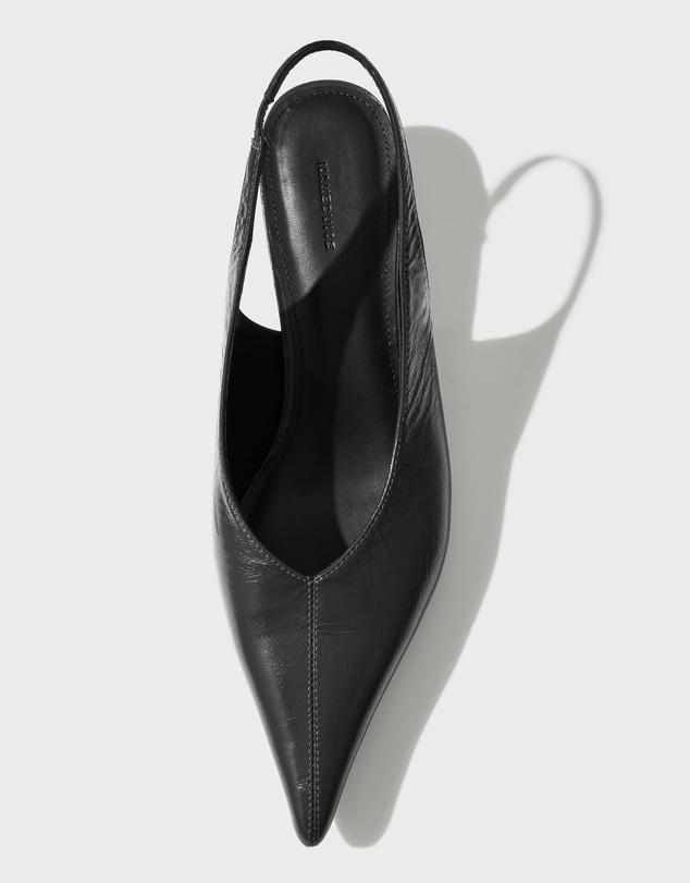 Nakedvice - The Perry Grey Slingback Heel