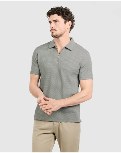 Tarocash - Dempsey Zip Polo