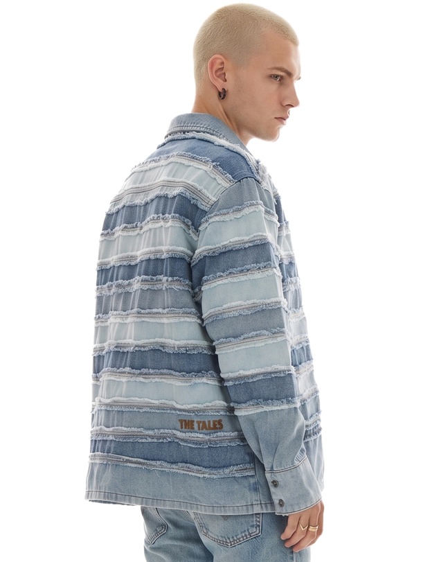 THE TALES - Layered Hand Worked Denim Shirt