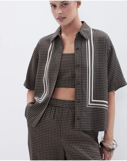 UNISON - Border Stripe Resort Shirt