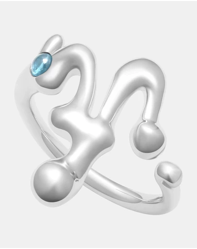 Graedance - Aries Aquamarine Ring