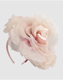 Fillies Collection - Large Dusty Pink Flower Fascinator Headband