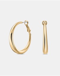Mestige - Moonbeam Hoops - 18K Gold Plated