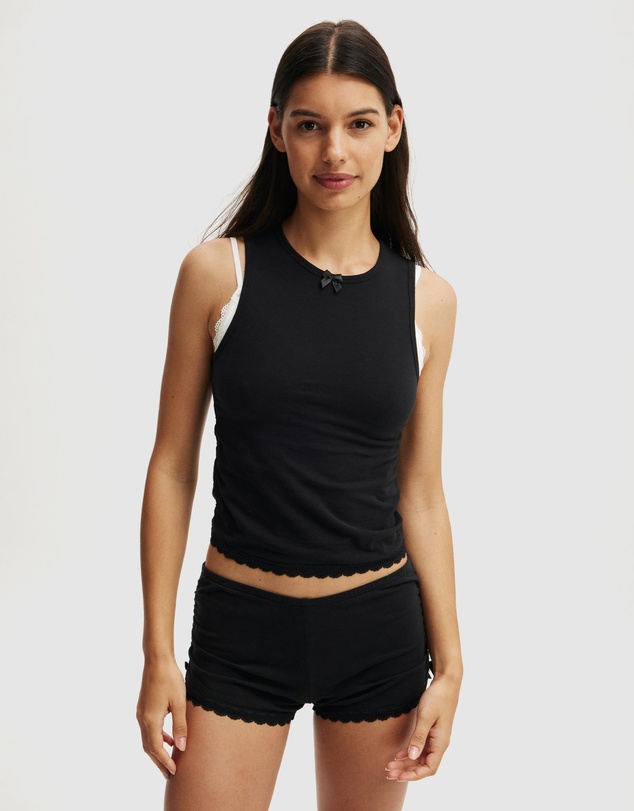 Cotton On Body - Peached Jersey Ruched Tank